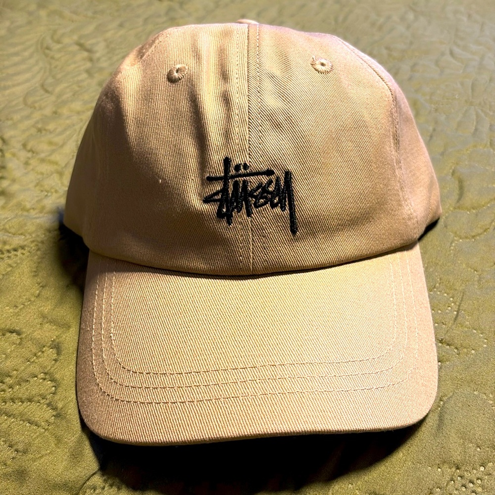 Brand New black STUSSY Basic Low Pro cap